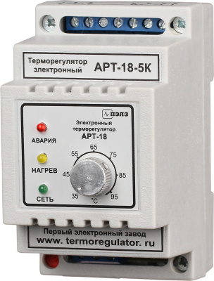 Терморегулятор АРТ-18-5 с датчиком KTY-81-110 1 кВт DIN в России